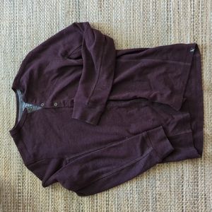 Eddie Bauer Men's waffle knit long sleeve